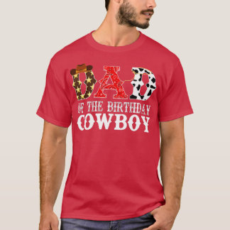 Camiseta Pai 1rua, Primeiro Aniversário, Cowboy Ocidental R