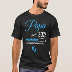 Camiseta Pai 2022 Para Carregamento De Gravidez Recém-Nasci