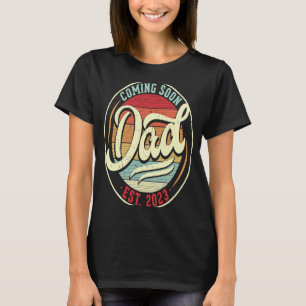 Camiseta Pai 2023, pai novo da gravidez