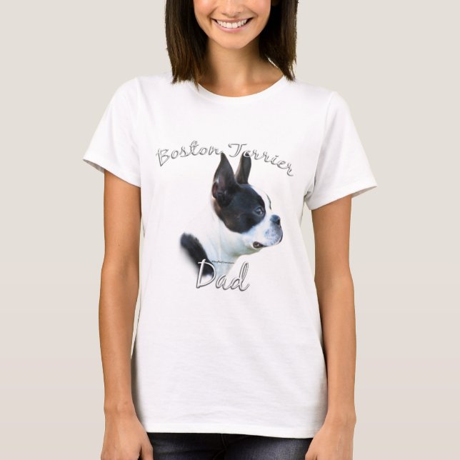 Camiseta Pai 2 da Boston Terrier (Frente)