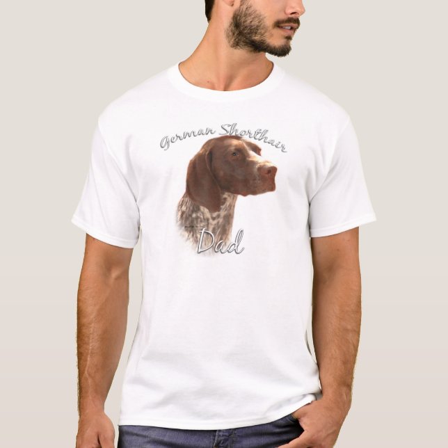 Camiseta Pai 2 de ponteiro curto alemão (Frente)