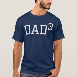 Camiseta Pai 3 Roupa de Pai Engraçada Presente do Papai de