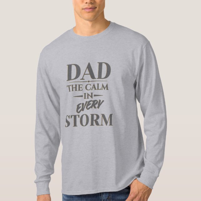 CAMISETA PAI -  A CALMA EM CADA TEMPESTADE (Frente)