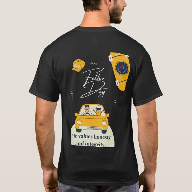 Camiseta Pai: A Cola Que Nos Mantém Juntos (Verso)