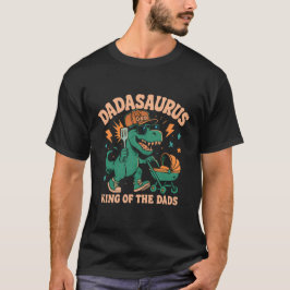 Camiseta Pai-a-saurus Rex King, Dinossauro Engraçado