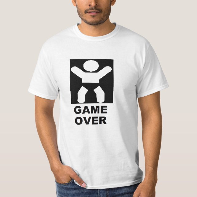 CAMISETA PAI A SER "JOGO SOBRE" A GRAVIDEZ (Frente)