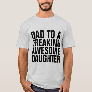 CAMISETA PAI A UMA FILHA INCRÍVEL