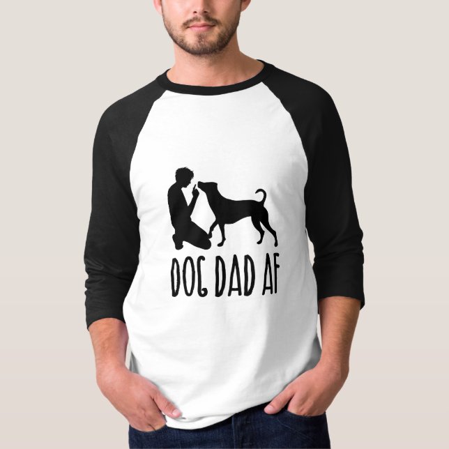 Camiseta Pai AF para cães (Frente)