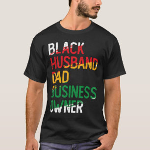 Camiseta Pai Africano-Americano Negro é dono da empresa Bla