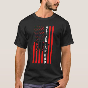 Camiseta Pai albanês da Albânia Pai