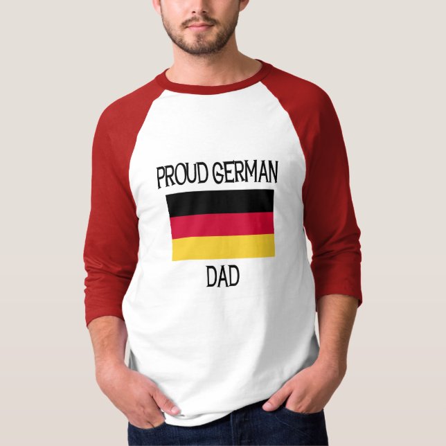 Camiseta Pai alemão orgulhoso (Frente)