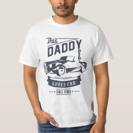 Camiseta Pai ama carro por presente de Dia de os pais