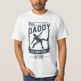 Camiseta Pai ama escalar para presente de Dia de os pais