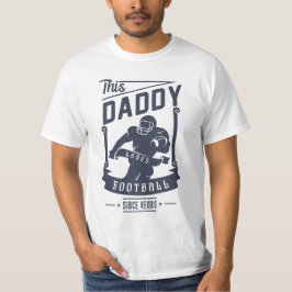 Camiseta Pai ama futebol da NFL por presente de Dia de os p