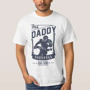 Camiseta Pai ama futebol da NFL por presente de Dia de os p