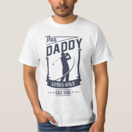 Camiseta Pai ama Golf por presente de Dia de os pais