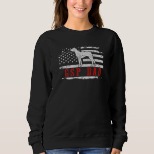 Camiseta Pai Americano Bandeira Alemã de Mens Gsp Poin
