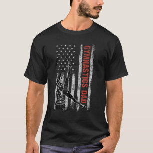 Camiseta Pai Americano Bandeira Dia de os pais 4º De J