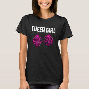 Camiseta Pai americano Cheeleader Pai Mens