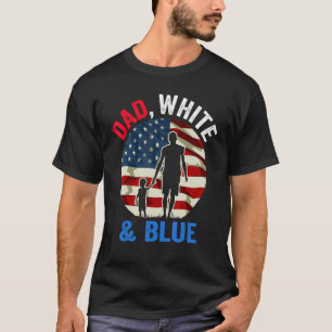 Camiseta Pai Americano De Bandeira 4 De Julho Patriótico U