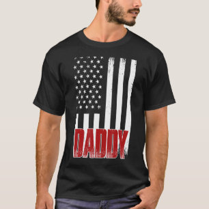 Camiseta Pai Americano De Bandeira De Faes, Afastado Por Me
