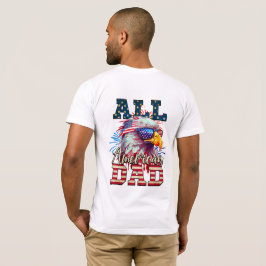 Camiseta Pai Americano Patriota 1776-2026