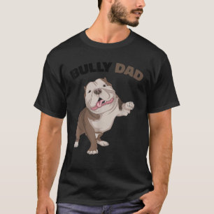 Camiseta Pai Americano Proprietário de Cachorro Padre Funny