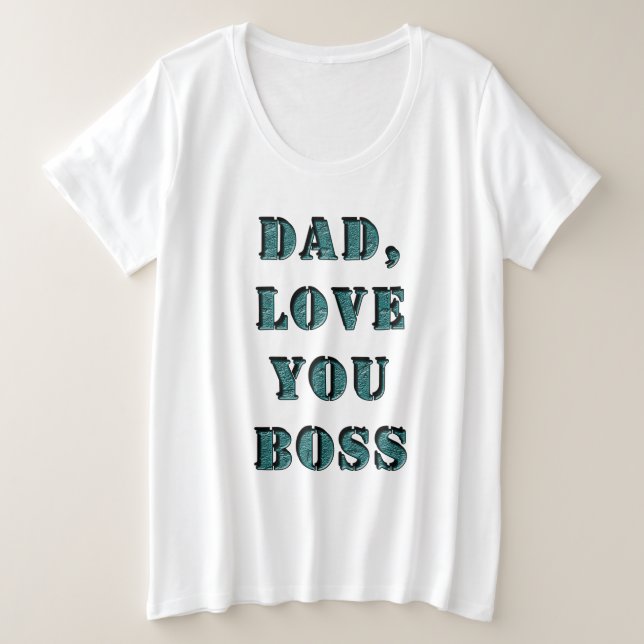 CAMISETA PAI, AMO-TE CHEFE 1 (Frente do Design)