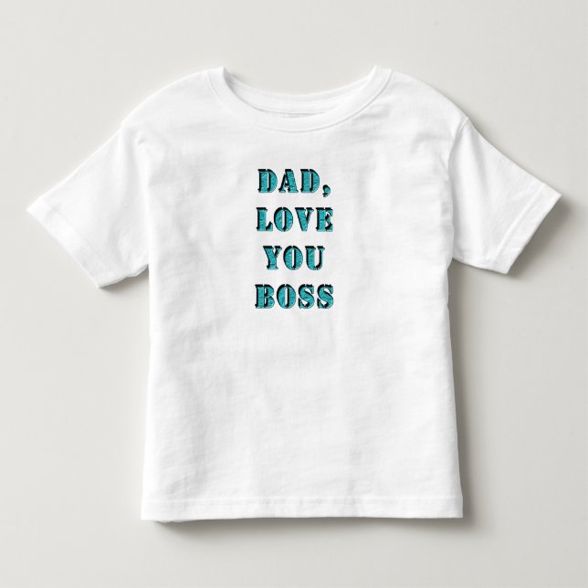 CAMISETA PAI, AMO VOCÊ CHEFE 2 (Frente)
