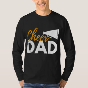 Camiseta Pai Animador - Com Animador Pai Cheerleader Líder