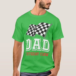 Camiseta Pai Aniversário da Tripulação Raça Aniversário Pap