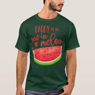 Camiseta Pai Aniversário Um em um Heme Melon Watermelon