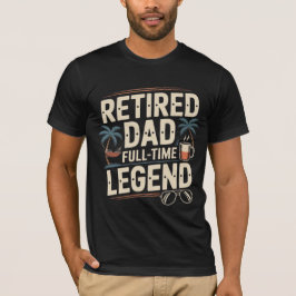 Camiseta Pai aposentado - Legenda de tempo de Cheio | Refor