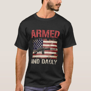 Camiseta Pai Armação E Mortal Para O Dia Dos Pais EUA