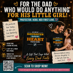 Camiseta Pai Arrojado Mexa Com Minha Filha Parta O Coração
