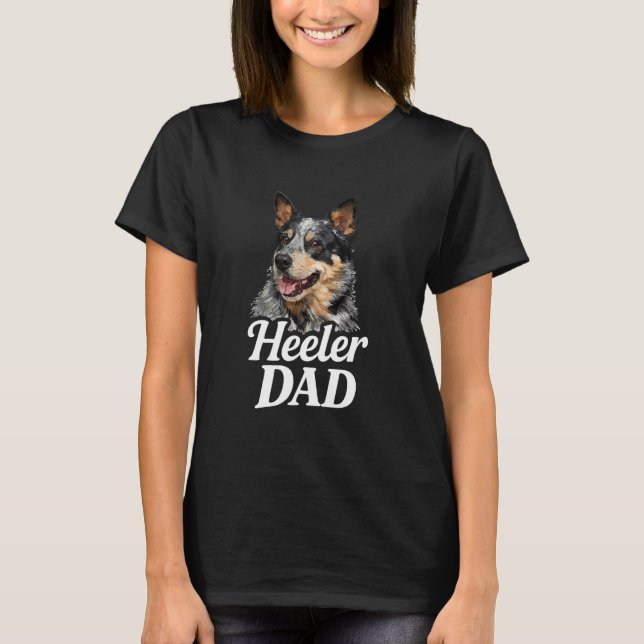 Camiseta Pai Australian Cattle Dog Heeler (Frente)