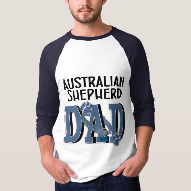 Camiseta PAI australiano do pastor (Frente)