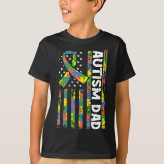 Camiseta Pai Autismo Deficiência Mês Awarene