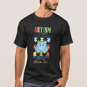 Camiseta Pai Autista - Autismo É Uma Jornada
