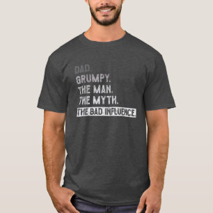 Camiseta Pai Avança O Homem O Mito A Má Influência