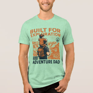 Camiseta Pai Aventureiro – CONSTRUÍDO PARA EXPLORAÇÃO