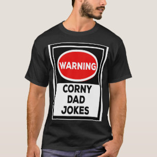 Camiseta Pai Aviso Piadas de Pai Sólido