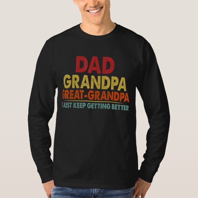Camiseta Pai Avô Excelente Avô De Netos (Frente)