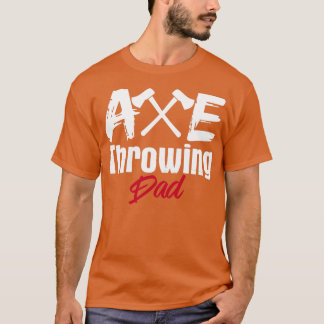 Camiseta Pai Ax Jogando Tomahawk Joga Hatchet De Eixos