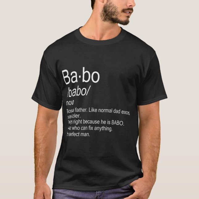 Camiseta Pai Babo Bosnian (Frente)
