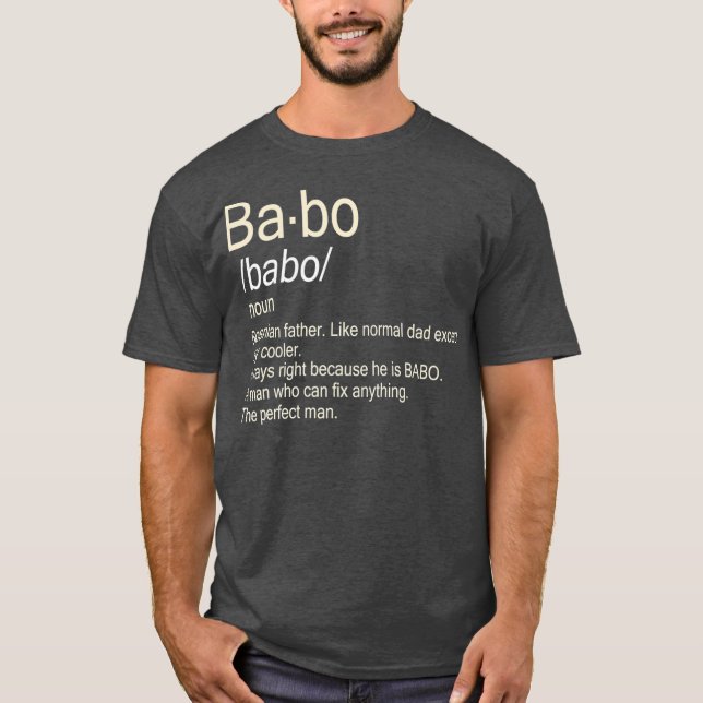 Camiseta Pai Babo Bosnian (Frente)