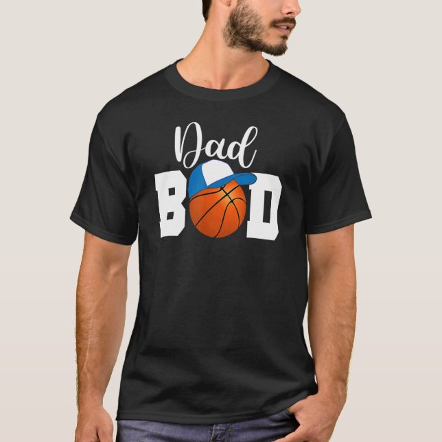 Camiseta Pai Ballpark de Basquete de pai (Frente)