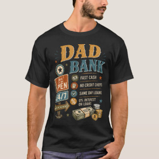 Camiseta Pai Banco Dia Do Pai Pai39S Engraçado Pai Caixa El