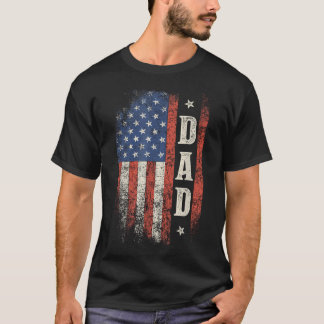 Camiseta Pai Bandeira Americana Patriota EUA