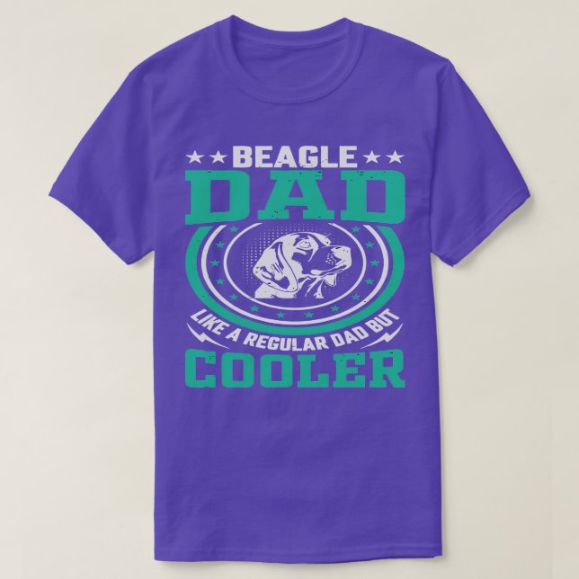 Camiseta Pai BEAGLE COMO UM PAI REGULAR, MAS COM RESFRIAMEN (Frente do Design)